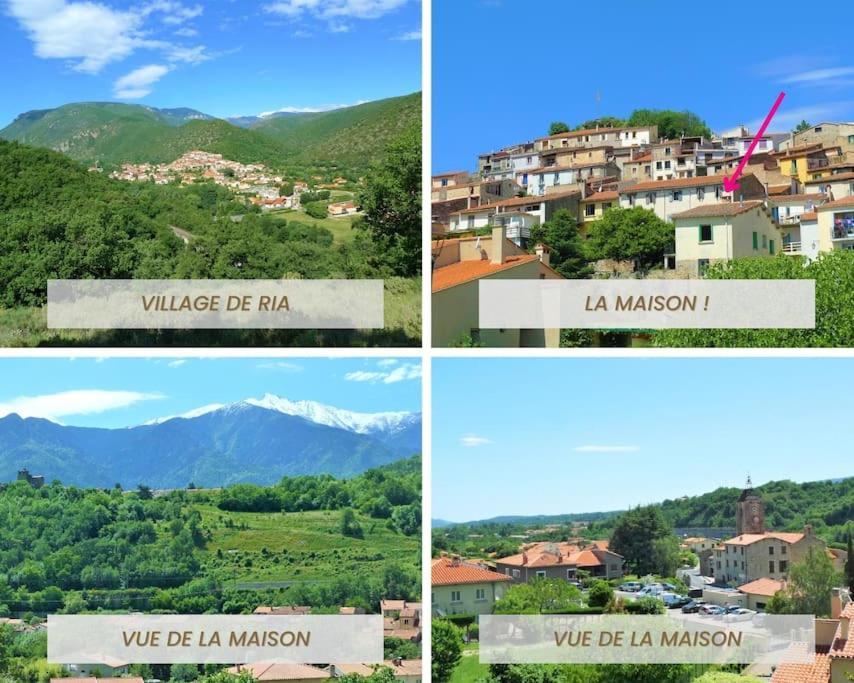 Maison 4 Pers Avec Jardin Au Pied Des Montagnes Ria Exteriér fotografie